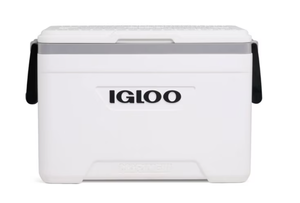 lot 438 image: Igloo 25 QT Marine Ultra Ice Chest Cooler, White and Gray (Slightly Used)