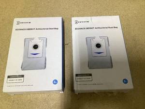 lot 470 image: LOT OF 2 3pcs Dust Bags For ECOVACS DEEBOT X2  X2 Omni  X2 Pro DEX86 Vacuum Cleaner Robot Replacement Parts