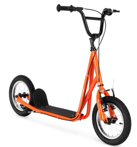 lot 477 image: Height Adjustable Kid Kick Scooter with 12 Inch Air Filled Wheel