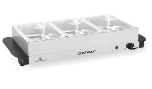 lot 236 image: Electric Buffet Server Food Warmer with 3 Removable Trays