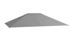 lot 290 image: Outsunny 10 ft. x 13 ft. Outdoor Gazebo Cover Top Roof Replacement with Vents and Drain Holes, (Top Cover Only), Light Gray
