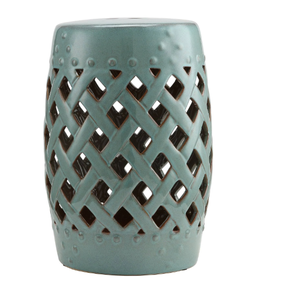 lot 291 image: Outsunny Ceramic Garden Stool Knotted