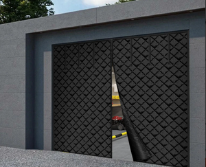 lot 261 image: VEVOR Garage Door Screen for Winter 8.3 x 7.15 ft Garage Door Insulation Kit