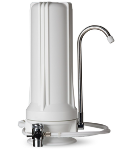 lot 266 image: iSpring CT10-W Countertop Water Filter, Multi-Layer Faucet Water Filter System