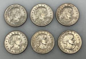 lot 21 image: 1979 D Susan B Anthony One Dollar Coins