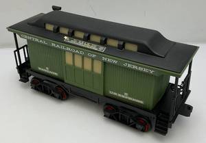 lot 63 image: 1970s Jim Beam Collectible Central Railroad Of New Jersey (5) U.S. Express Train Car Decanter