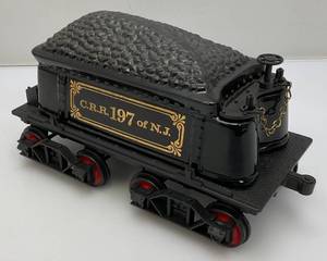 lot 64 image: 1979 Jim Beam Collectible C.R.R. 197 Of N.J. Coal Tender Decanter