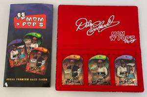lot 65 image: Vintage Collectible DALE EARNHARDT NASCAR Mom & Pops Super Premium Race Cards By Wheels (New Old Stock)