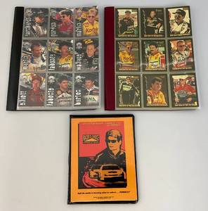 lot 72 image: 1990s NASCAR Trading Card Sets In Albums And More