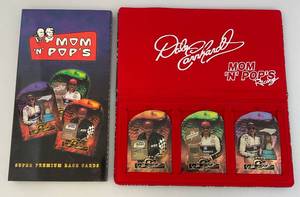 lot 85 image: Vintage Collectible DALE EARNHARDT NASCAR Mom & Pops Super Premium Race Cards By Wheels (New Old Stock)