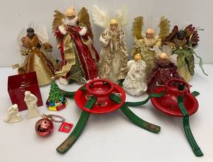 lot 96 image: Misc. Vintage Christmas Dcor And More