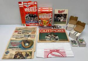 lot 100 image: Misc. 1980s Twins Collectibles And More