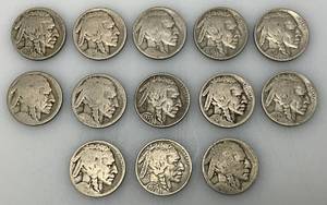 lot 112 image: 1920-30s US Buffalo Nickels