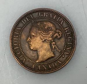 lot 123 image: 1895 Canada Large Cent (Nice Coin)