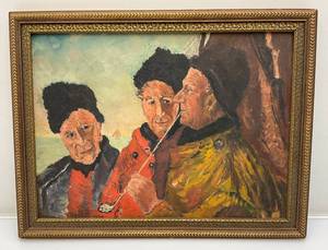 lot 130 image: 1930 Dated Original Framed HESTER Painting 11 x 14