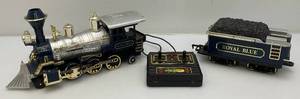 lot 139 image: 1985 GREAT WESTERN Royal Blue Locomotive Remote Controled New Bright Brand (Works)w