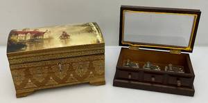 lot 143 image: Vintage Unique Music Boxes