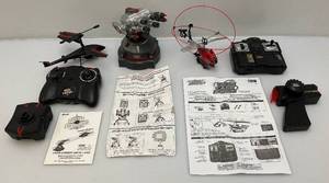 lot 148 image: Misc. Air Hogs Remote Control Toys Including Moto Frenzy And More (Untested Some Pieces Missing)