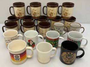 lot 232 image: Misc. Vintage Coffee Mugs Including DISNEY Epcot, Zthermo Mugs And More
