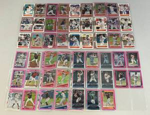 lot 244 image: Misc. Unsorted Baseball Cards Including Autographed And More In Protective Sleeves (Some Slots Have More Than One Card)