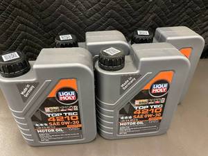 lot 15 image: Liqui Moly Top Tec 4210 SAE 0W-30 Motor Oil - 4 x 1 Liter Bottles