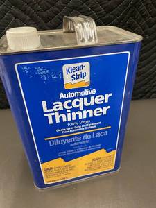lot 23 image: Mil 4 - Klean Strip Automotive Lacquer Thinner, 1 Gallon Can