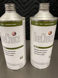 lot 180 image: OneChoice SB13 Medium Aluminum Paint, Two 1-Quart Cans