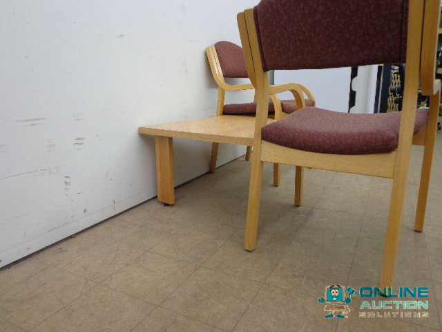 High Point Chairs with Connected Table