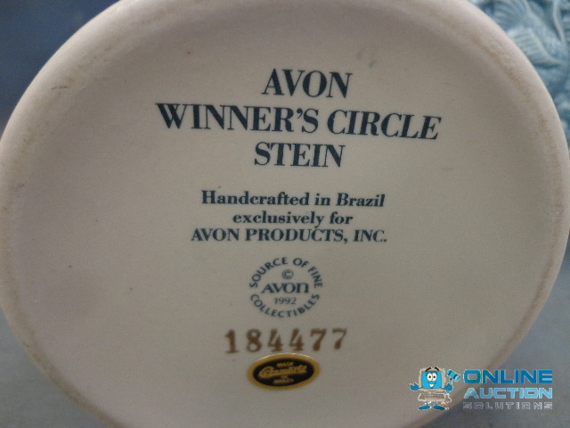(2) Avon Beer Steins