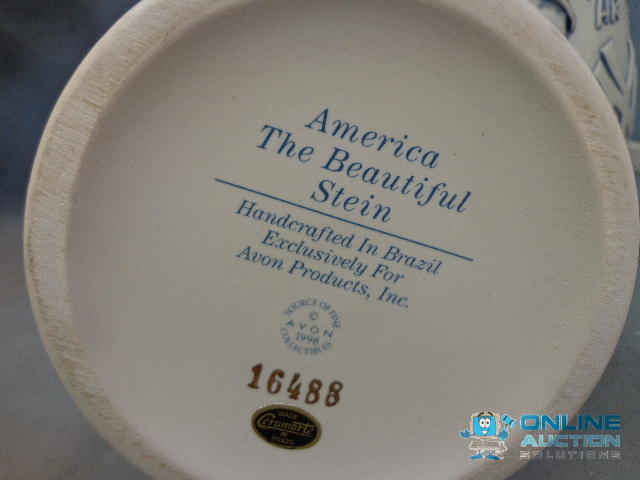 (2) Avon Beer Steins
