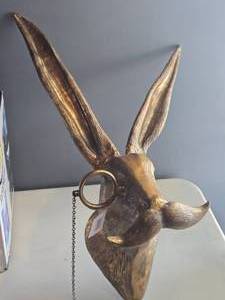 lot 218 image: 26 Bunny theme Metal Dcor