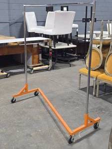 lot 197 image: Z Base Garment Rack 5 x 2 x 6