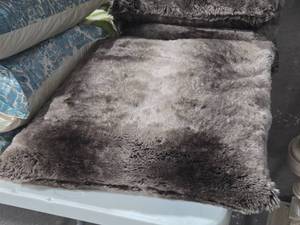lot 137 image: Lot of (1) 24 Faux Fur Throw Pillow