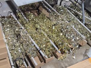 lot 289 image: Lot of (6) Wild Things Shiny Decorative Curtain 3 x 12