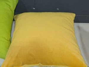 lot 175 image: Lot of (1) 15 Velvet Throw Pillow