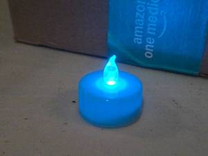 lot 354 image: Lot of (1 Box) Flameless Tea Light Candles