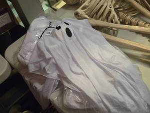 lot 373 image: Lot of (2 Boxes) Hanging Halloween Ghost Dcor 4-count ( 8 total items )