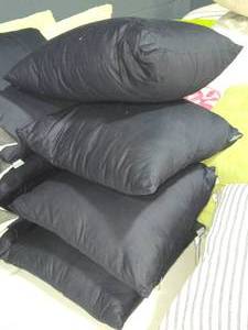 lot 162 image: Lot of (4) 12 Cotton Throw Pillows by Tymo