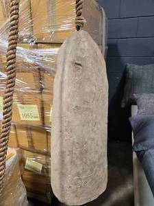 lot 310 image: Lot of (4) 26 Paper Mache Light  Lamp Shade - Marquis by Accent Dcor (in original packaging)