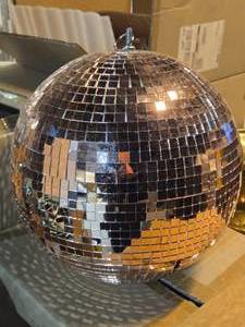 lot 315 image: Lot of (1) 12 Mirror Disco Ball (pink)