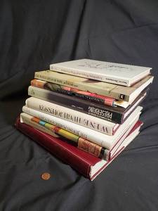 lot 9 image: Wine and Wine Cooking Books Lot - Guides, Recipes, Reference (8 vols)
