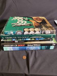 lot 11 image: Golf History and Appreciation Book Lot - 5 Volumes