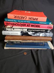 lot 12 image: Assorted Art, Photography, and Technology Books - 8 Volumes