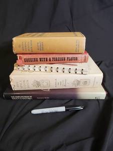 lot 29 image: Vintage Cookbooks Lot - Boston Cooking School, Spice Cook Book, More