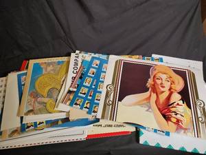 lot 41 image: Vintage Calendar and Poster Lot - Pin-Up, Scouts, Patriotic Art