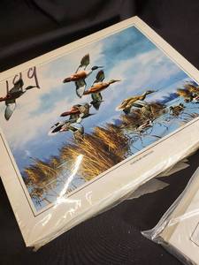 lot 47 image: Large Lot of Wildlife and Rural Scene Art Prints and Illustrations