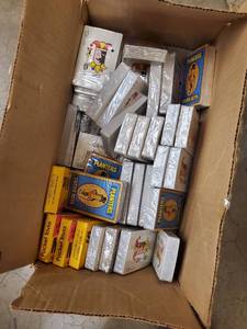 lot 48 image: Large Lot of Playing Cards - Hoyle, Planters, Pocket Trivia