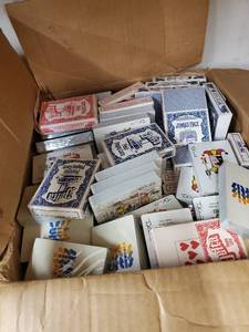 lot 54 image: Bulk Lot of Assorted Playing Card Decks - Mixed Styles, Brands, Sizes