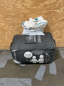 lot 3 image: LoveSac MovieSac with Cover