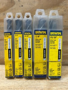 lot 45 image: Irwin Silver & Deming Drill Bit lot of 5